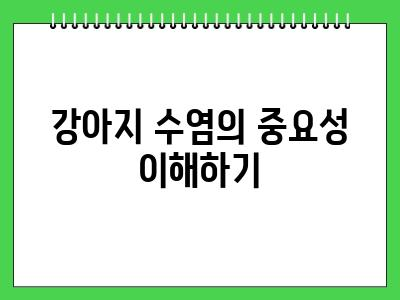 강아지 수염 자르면 큰일납니다