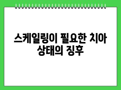 노령견 스케일링 이런치아 상태라면 병원가세요