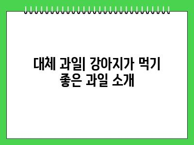 강아지 매실 먹어도 되나요?